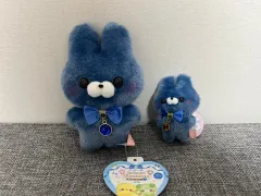 スクットタッチさん ネイビー うさぎ ぬいぐるみ キーホルダー セット