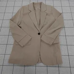 ◇ ⊇ select MOCA セレクト モカ ベージュ系テーラードジャケット Sサイズ レディース E  【1510240002553】のサムネイル