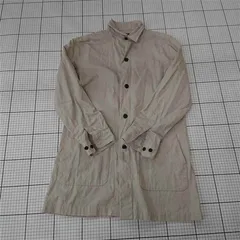 ◇ ⊇ Upscape Audience AUD2502 コットンステンカラーコート ベージュ系 メンズ Lサイズ E  【1510240002805】のサムネイル