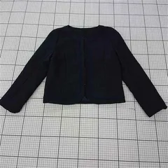 ◇ Θ ロディスポット LODISPOTTO ノーカラージャケット 15060-2 ネイビー系 レディース M E  【1510240002584】のサムネイル