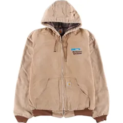 古着 カーハート Carhartt アクティブジャケット ダックフルジップパーカー メンズL相当/eaa579868