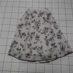 ◇ ⊂ エニィスィス anySiS フラワープリントフレアスカート 1サイズ レディース グレー系 E  【1510240003970】