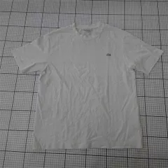 ◇ ⊂ ラコステ LACOSTE クラシックフィット Tシャツ ホワイト系 メンズ Lサイズ E  【1510240003949】