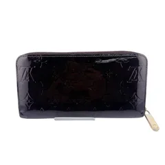 ルイヴィトン M93522 モノグラムヴェルニ ラウンドファスナー ジッピーウォレット 長財布 LOUIS VUITTON アマラント