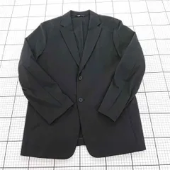 ◇ ⊇ ユニクロ×セオリー UNIQLO×Theory テーラードジャケット ブラック系 メンズ Lサイズ E  【1510240005479】