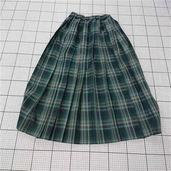 ◇ ⊇ Birthday room バースデイルーム チェック柄プリーツスカート グリーン系 レディース E  【1510240005400】