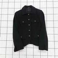 ◇ ⊇ アイシービー ICB ジャケット アンゴラ混 ブラック系 サイズ4 レディース E  【1510240006469】