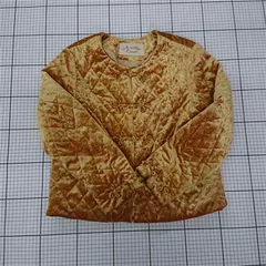 ◇ ⊇ アナザーエディション Another Edition ベロアキルティングジャケット Sサイズ レディース E  【1510240006667】