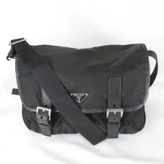 『USED』PRADA【プラダ】 BT0172 カード有 ショルダーバッグ ナイロン/レザー レディース ブラック シンプル ハイブランド カジュアル