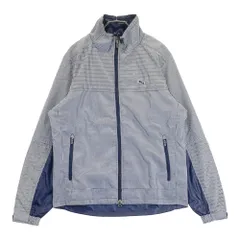 サイズ：M PUMA GOLF プーマゴルフ  ジャケット ギンガムチェック ネイビー系 [240101564819] ゴルフウェア メンズ ストスト