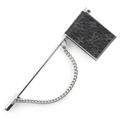 ルイ ヴィトン ラペルピン ブローチ モノグラムエクリプス ブラック シルバー M62887 箱付 LOUIS VUITTON（新品・未使用品）