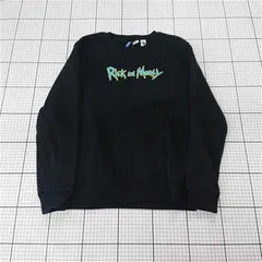 ◇ ⊇ エイチアンドエム H&M リックアンドモーティー Rick and Morty コラボスウェット ブラック系 メンズ S E  【1510240009811】