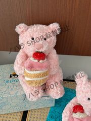 ジェリーキャット女の子向け かわいいピンクのケーキベアぬいぐるみ Jellycat ジェリーキャット 女の子向け かわいいピンクのケーキベア
