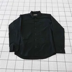 ◇ Θ ナノ・ユニバース nano・universe NUC82SHL055SK 長袖シャツ ブラック系 メンズ L E  【1510290010461】