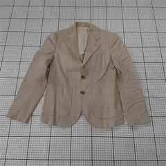◇ Θ マカフィー MACPHEE トゥモローランド ベージュ系 リネン混テーラードジャケット 36 レディース E  【1510290014902】