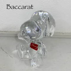 バカラ スヌーピー クリスタルフィギュア
