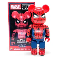 Happyくじ MARVEL STUDIOS BE@RBRICK 400％ SPIDER-MAN L＠ST賞 ※開封済み
