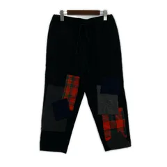 REGULATION Yohji Yamamoto パッチワークウールテーパードパンツのサムネイル