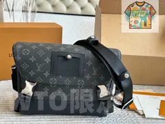 【今日特価】LV グレーチェック ポストマン バッグ レディー / メンズ