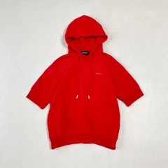 DSQUARED2 ディースクエアード 半袖 フーディー  パーカー ロゴエンブレム Lサイズ