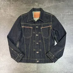 Edwin Selvedge Denim Trucker Jacket Men's Size S Dark Indigo Made in Japan エドウィン  赤耳 Gジャン メンズ S 日本製 濃紺