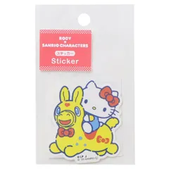 【メール便】ハローキティ ダイカットシール ステッカー ロディxサンリオキャラクターズ サンリオ デコシール スマホステッカー キャラクター グッズ 
