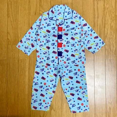 【サイズ：100】子供服 キッズ服 西松屋 パジャマ 水色 車柄
