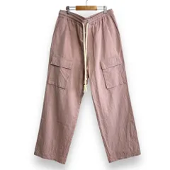 美品 COMMAS コンマス ドロスト イージーカーゴパンツ M ピンク メンズ 古着 中古 USED