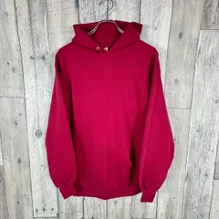 OLD JERZEES 80s ジャージーズ RUSSELL ラッセル 米国製 USA製 無地 裏起毛 スウェット スエット パーカー メンズ L サイズ