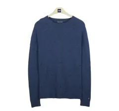 19021 トミーヒルフィガー 長袖ニットTシャツ 100 メンズ 長袖Tシャツ Tシャツ ブランド古着