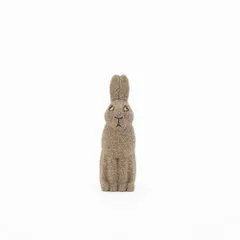 【新品】旅のうさぎ/茶/リサ・ラーソン/H9.5cm/置物/オブジェ/Lisa Larson/ラビット/ウサギ/兎/ベージュ/ちゃいろ/チャイロ/可愛い/カワイイ/かわいい/お洒落/オシャレ/おしゃれのサムネイル