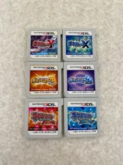 ポケットモンスター　サン・ムーン・オメガルビー・アルファサファイア・X・Y 【動作品】　ニンテンドー3DS　ソフト6点