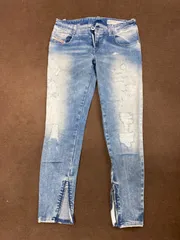 DIESEL デニムパンツ ディーゼル ジーンズ ジーパン ダメージ加工 デニム ストレッチジーンズ
