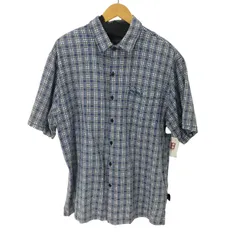 フブ FUBU 90-00s コットンチェック半袖シャツ メンズ JPN：L 