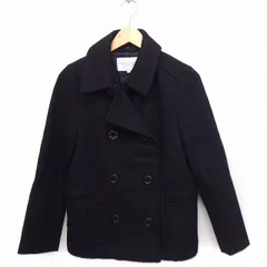 B&Y ユナイテッドアローズ BEAUTY&YOUTH ビューティー&ユース Pコート ピーコート アウター ウール 無地 M ブラック 黒 /FT2のサムネイル