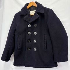 美品　Schott ピーコート ダブル キルティング　740N 黒　USA L Schott ピーコート ダブル キルティング 740N ブラック USA製 - メルカリ