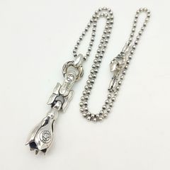 ローリーロドキン ハートクロスネックレス シルバー925×18K - メルカリ