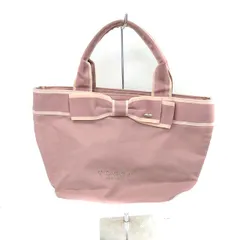トッカ TOCCA 2way ハンドバッグ ショルダーバッグ リボン ピンク /KT35