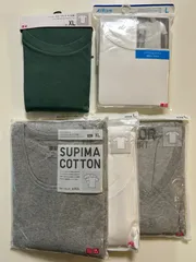 SUPIMA COTTONスーピマコットンフライスクルーネックTシャツ（半袖）2PCS