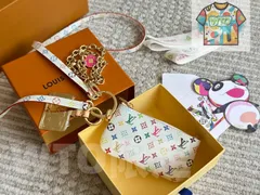 【今日特価】LV x 村上隆 ホワイトトリコロール スマホチェーンバッグ-WT0輸入