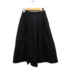 ローリーズファーム LOWRYS FARM プリーツスカート ロング 無地 シンプル F ブラック 黒 /FT36