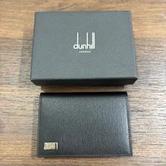 ®️【未使用保管品】dunhill ダンヒル 名刺入れ カードケース カード入れ ビジネス ブラック メンズ