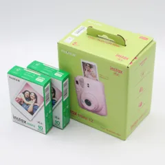 【instax mini フィルム 2箱付】FUJIFILM instax mini12 チェキ カメラ ブロッサムピンク 【送料込み・即日発送】