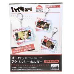 【メール便】劇場版ハイキュー！！ ゴミ捨て場の決戦 キーリング オーロラアクリルキーホルダー 全10種の内どれか1個 音駒高校 ハセプロ コレクション雑貨 単品 アニメキャラクター グッズ 