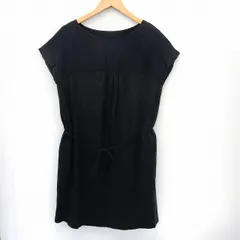 ニコアンド Niko and.. ワンピース カットソー 膝丈 フレンチスリーブ シンプル グレー /ST17