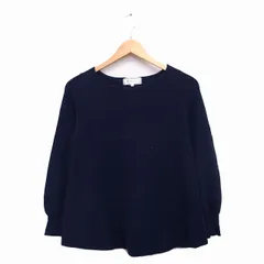 ロペピクニック ROPE Picnic ニット セーター 長袖 丸首 無地 シンプル  36 ネイビー 紺 /KT10