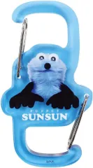 [ティーズファクトリー] ホルダー パペットスンスン ツインカラビナホルダー アップ 