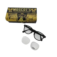 MOSCOT モスコット LEMTOSH レムトッシュ メガネ サングラス ノーズパット ブラック クリアレンズ サイズ 49 箱付き ※度入りレンズ