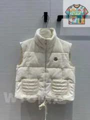 Moncler ホワイト ダウンベスト レディース｜本日限定特価｜新品未使用