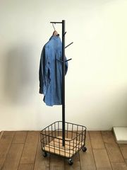 ミッドセンチュリー ポールハンガー ハンガーラック モダン レトロ